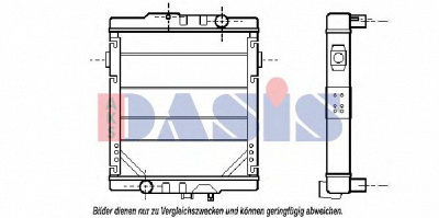 AKS DASIS 390090n -  Радиатор, охлаждение двигателя